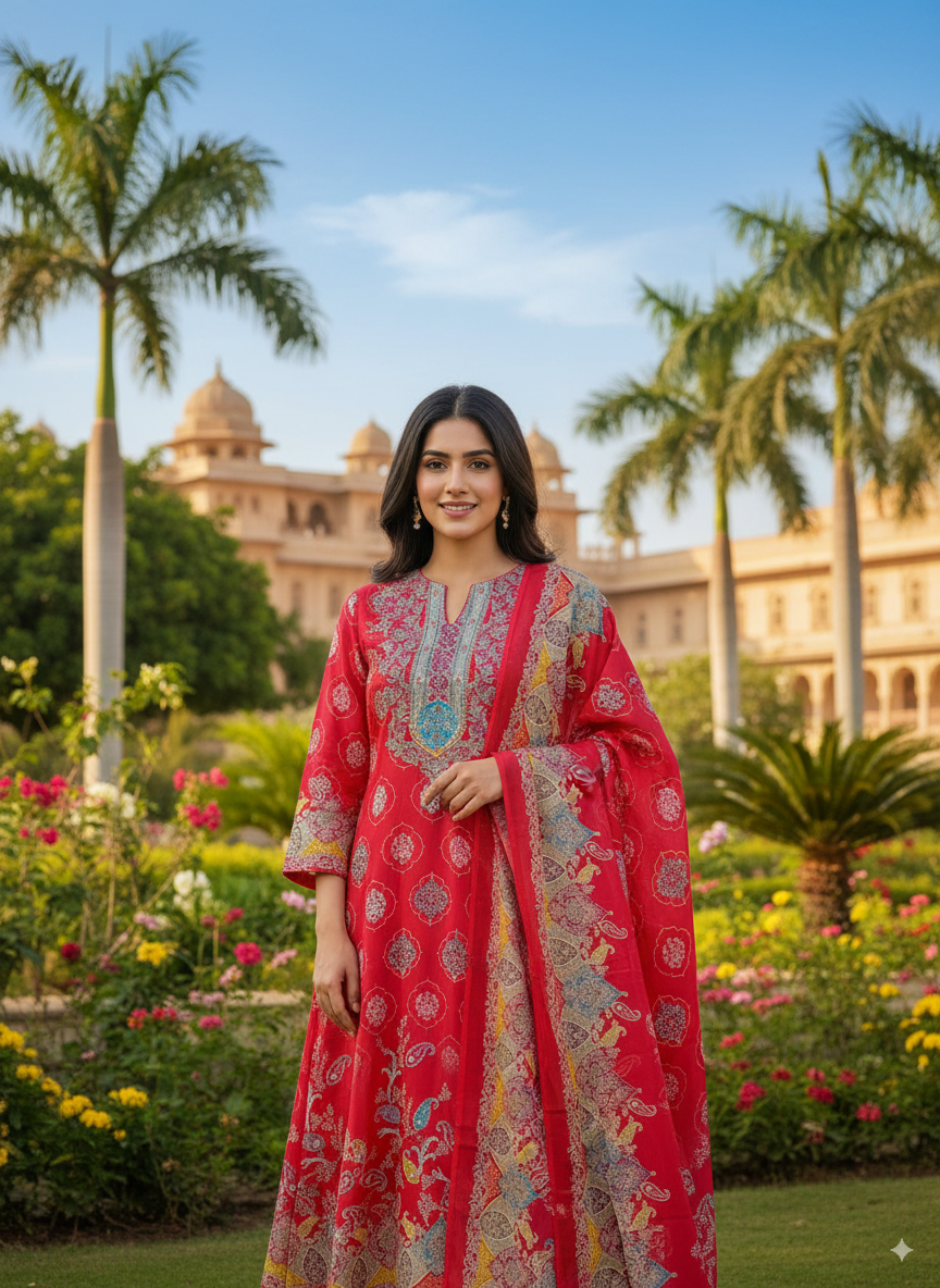 New Exclusive Jomjom A+ Great Suti Three Piece Very new Design 100% Color Guarantee Very comfortable clothes Very Special Dresses 08