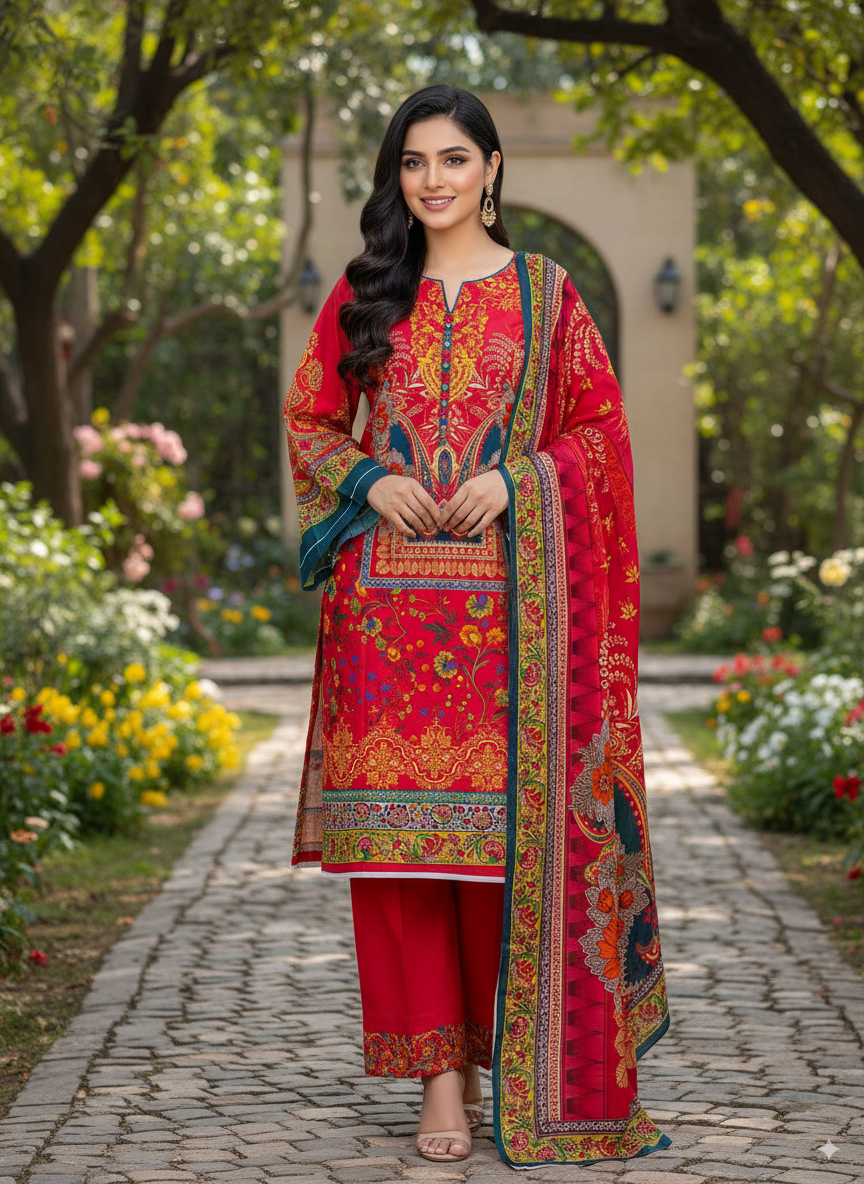 New Exclusive Jomjom A+ Great Suti Three Piece Very new Design 100% Color Guarantee Very comfortable clothes Very Special Dresses 14