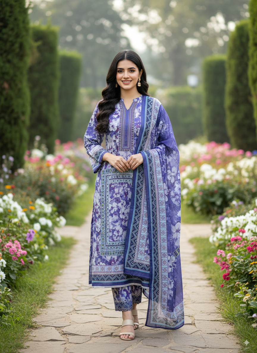 New Exclusive Jomjom A+ Great Suti Three Piece Very new Design 100% Color Guarantee Very comfortable clothes Very Special Dresses 18